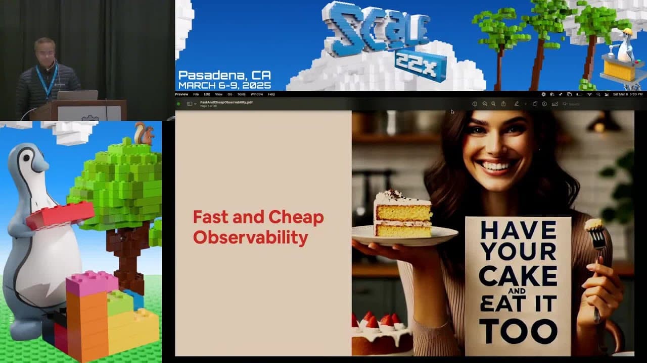 Can you have cake and eat it too? Fast and cheap observability