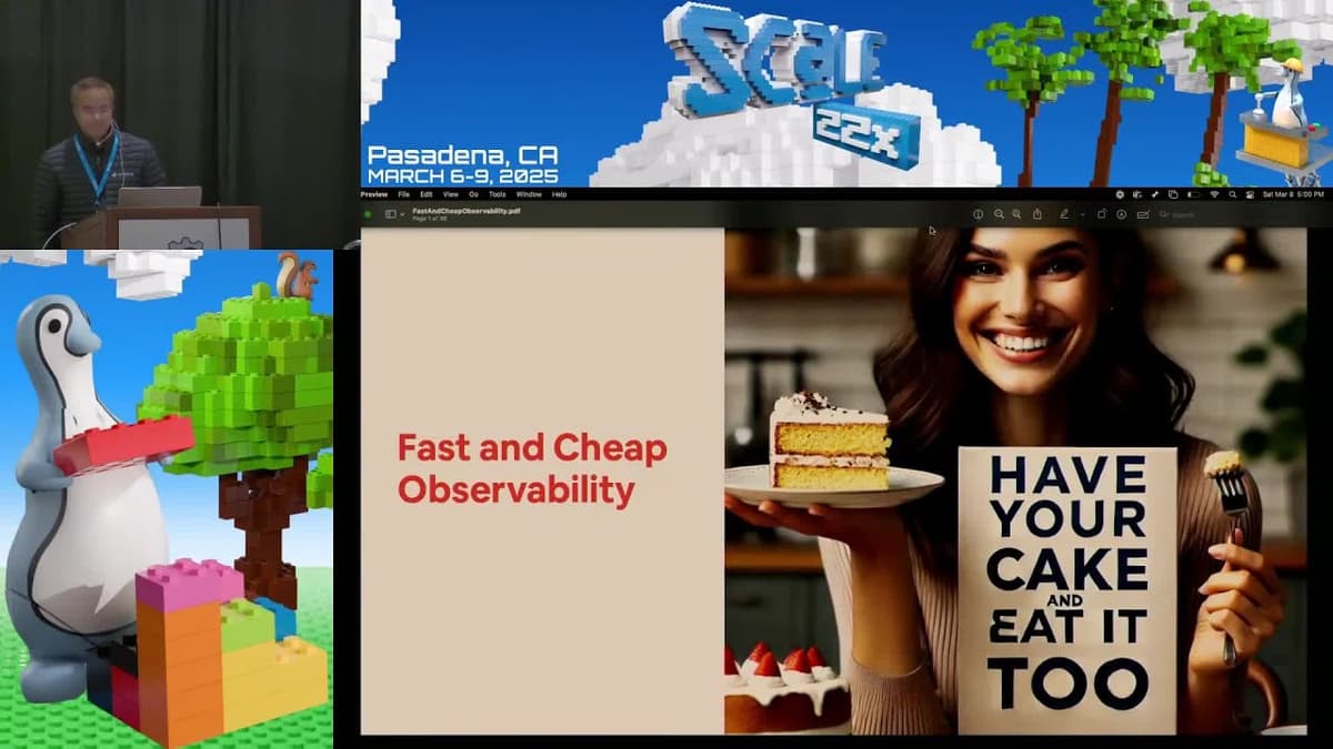 Can you have cake and eat it too? Fast and cheap observability